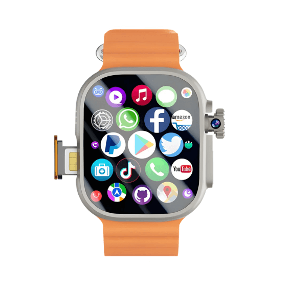DW100 Pro Plus Smartwatch con Play Store WiFi Chip 8GB+128GB Cámara