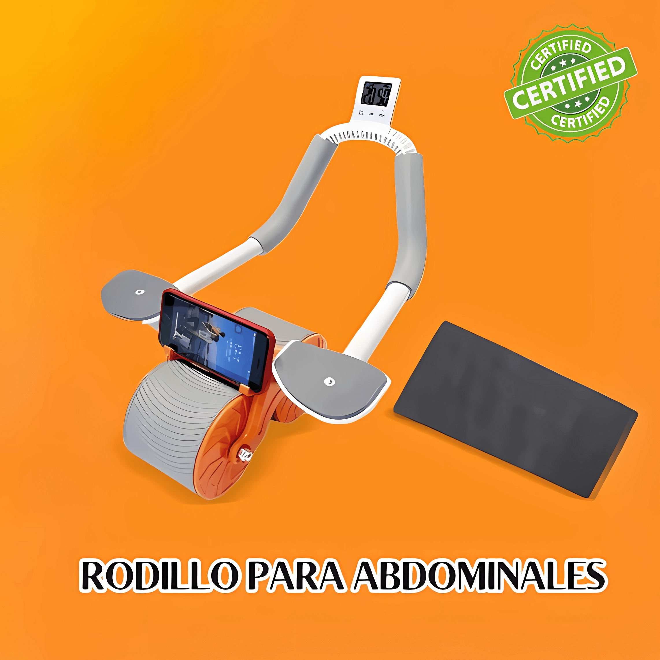 ROLLER  LIMPER  - Rodillo para Abdominales  con colchoneta y cronometro digital