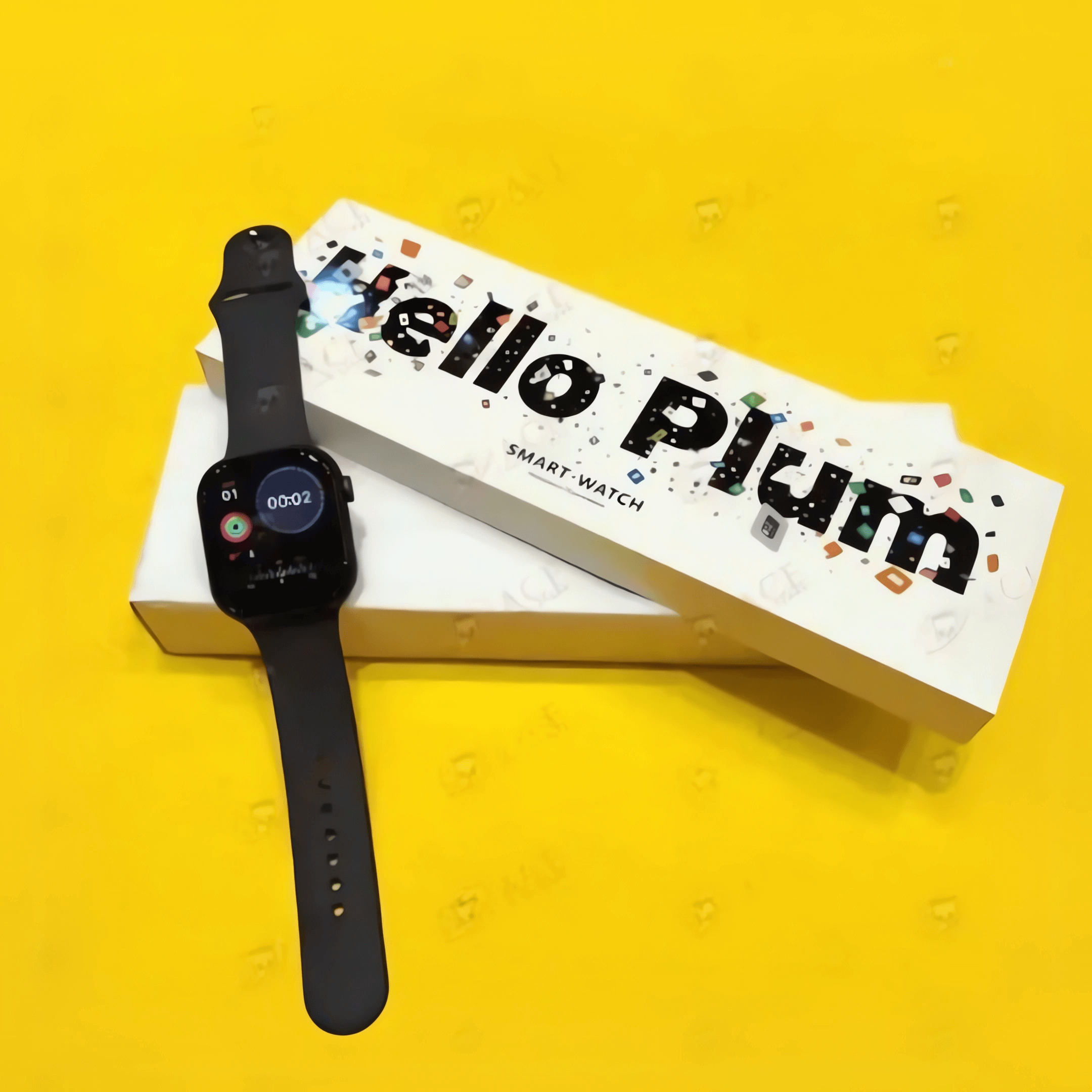 Smartwatch Hello Plum 2gb Serie 10 Amoled 46mm Bluetooth Recibe llamadas Notificaciones Almacenamiento Música e Imágenes