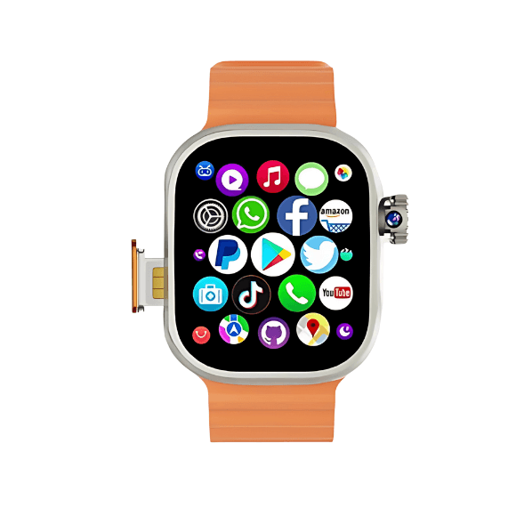 Dw100 Pro Smartwatch Android Sim Desbloqueo Huella  Cámara 8MP  Amoled GPS WIFI Play Store