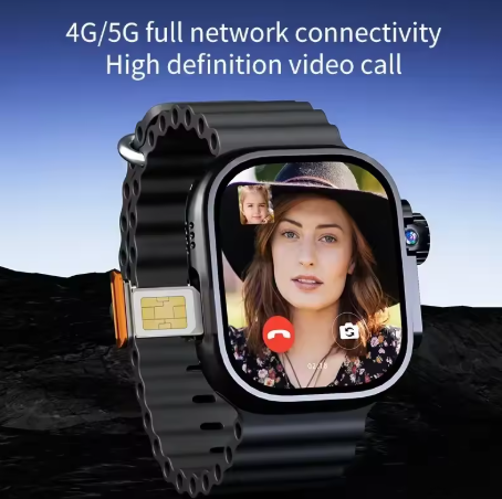 Dw100 Pro Smartwatch Android Sim Desbloqueo Huella  Cámara 8MP  Amoled GPS WIFI Play Store
