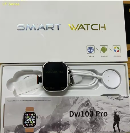 Dw100 Pro Smartwatch Android Sim Desbloqueo Huella  Cámara 8MP  Amoled GPS WIFI Play Store