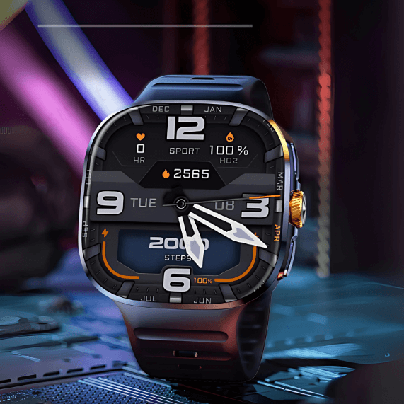 M99  Smartwatch Android Pantalla AMOLED H20  Cámara Giratoria, GPS, WiFi Chip/ Bluetooth 128 Gb 8Ram