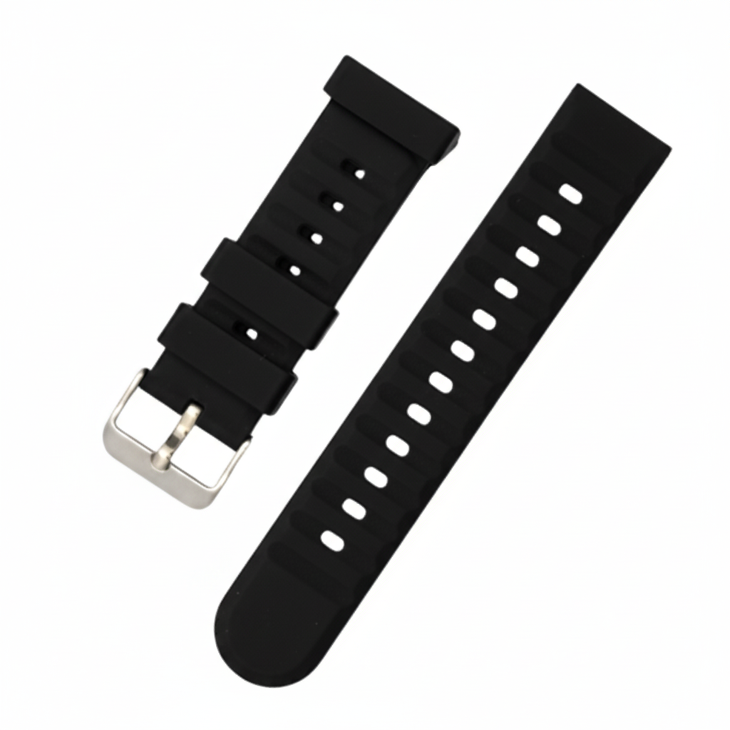 Correa de silicona 22mm Smartwatch Serie 99 - Negro