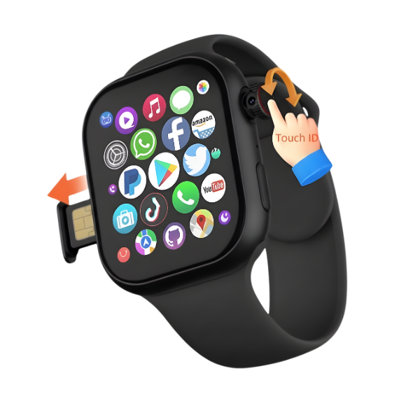 VP19 Pro Plus Smartwatch con Play Store WiFi Chip 8GB+128GB  Cámara